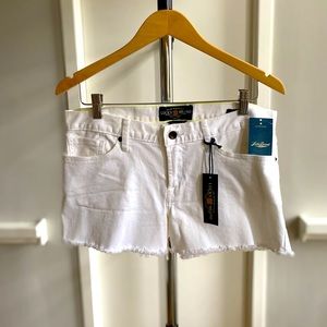 Lucky Brand short white cutoff denim shorts